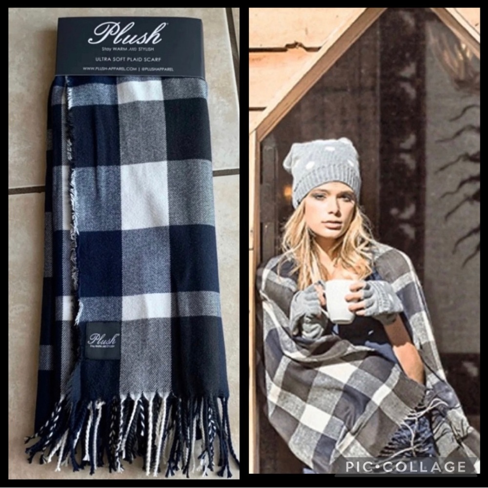 Plush Ultra Soft Fringe Scarf